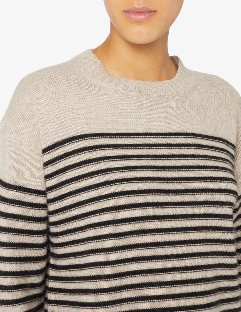Rinascente Collection Maglione girocollo a riga boxy Nuovo