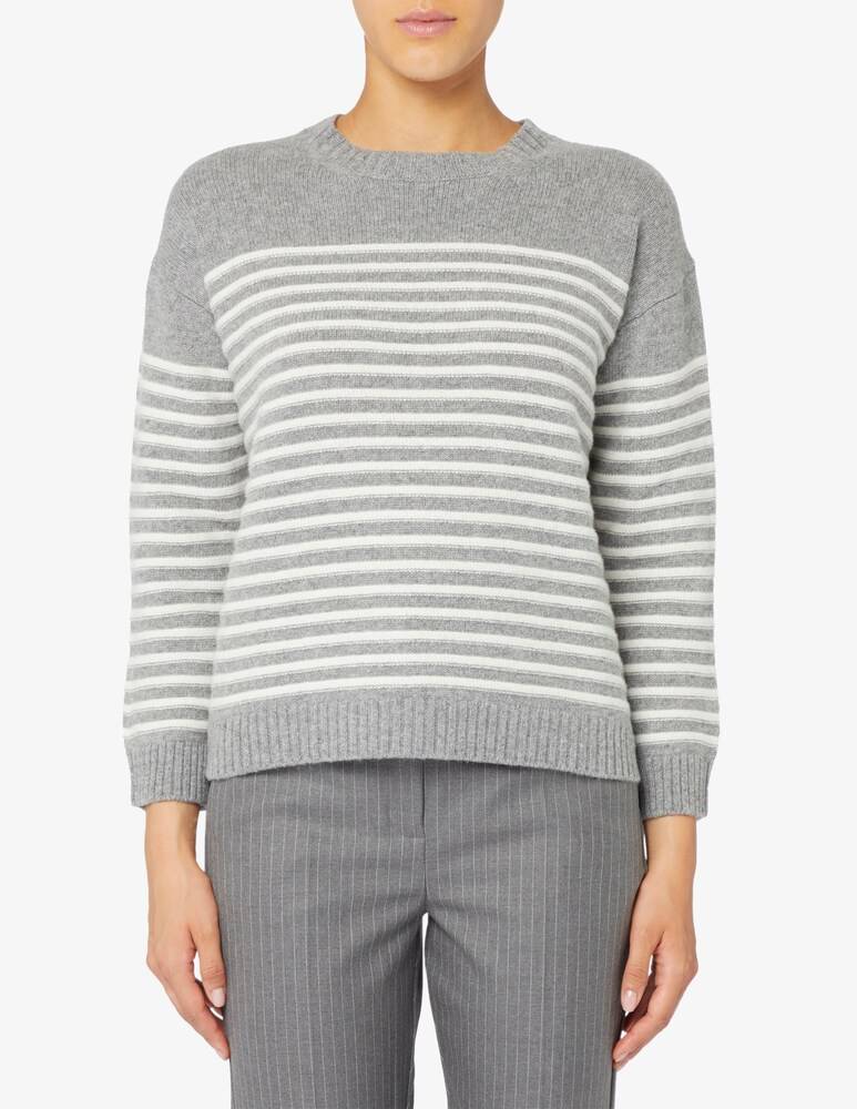 Rinascente Collection Maglione girocollo a riga boxy Qualità