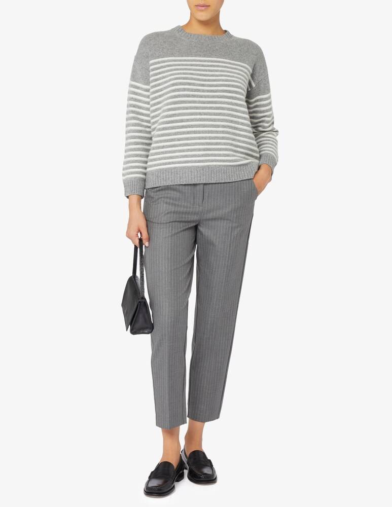 Rinascente Collection Maglione girocollo a riga boxy Qualità