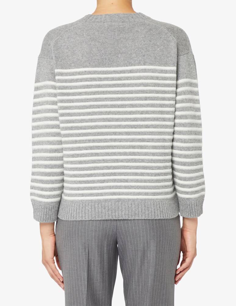 Rinascente Collection Maglione girocollo a riga boxy Qualità