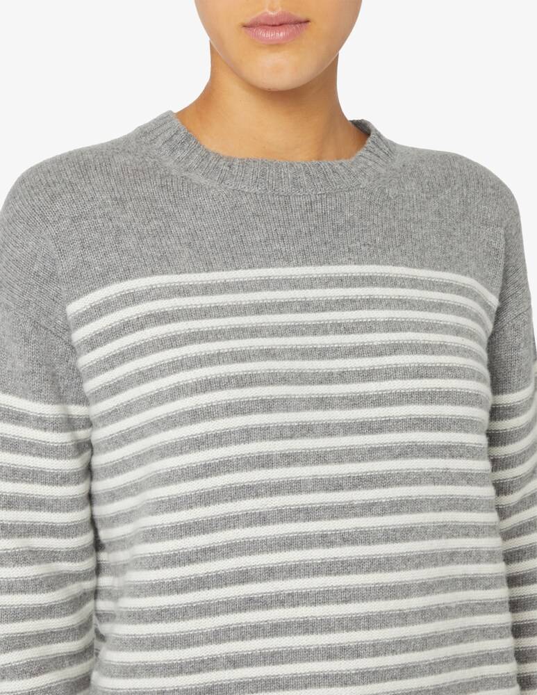 Rinascente Collection Maglione girocollo a riga boxy Qualità