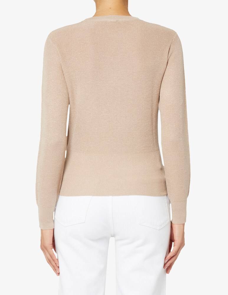 EMME Marella Kiku manica lunga fitted lurex Sconto