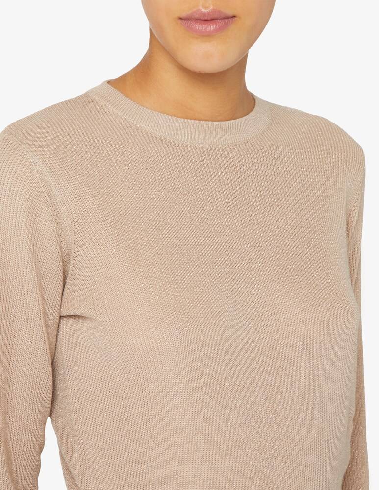 EMME Marella Kiku manica lunga fitted lurex Sconto