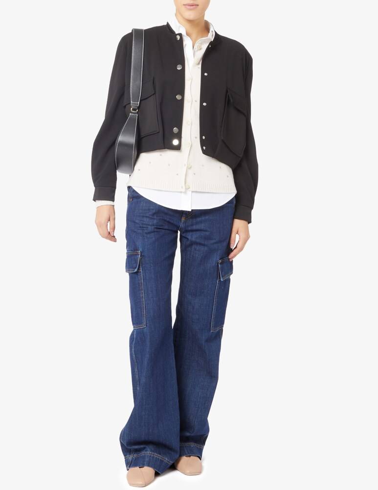 Elizabeth Ascot Maglione in misto lana Nuova