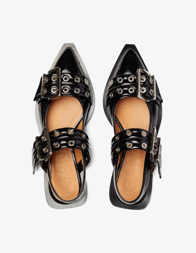 Ganni Ballerina Feminine Buckle Novità