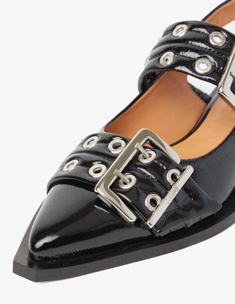 Ganni Ballerina Feminine Buckle Novità