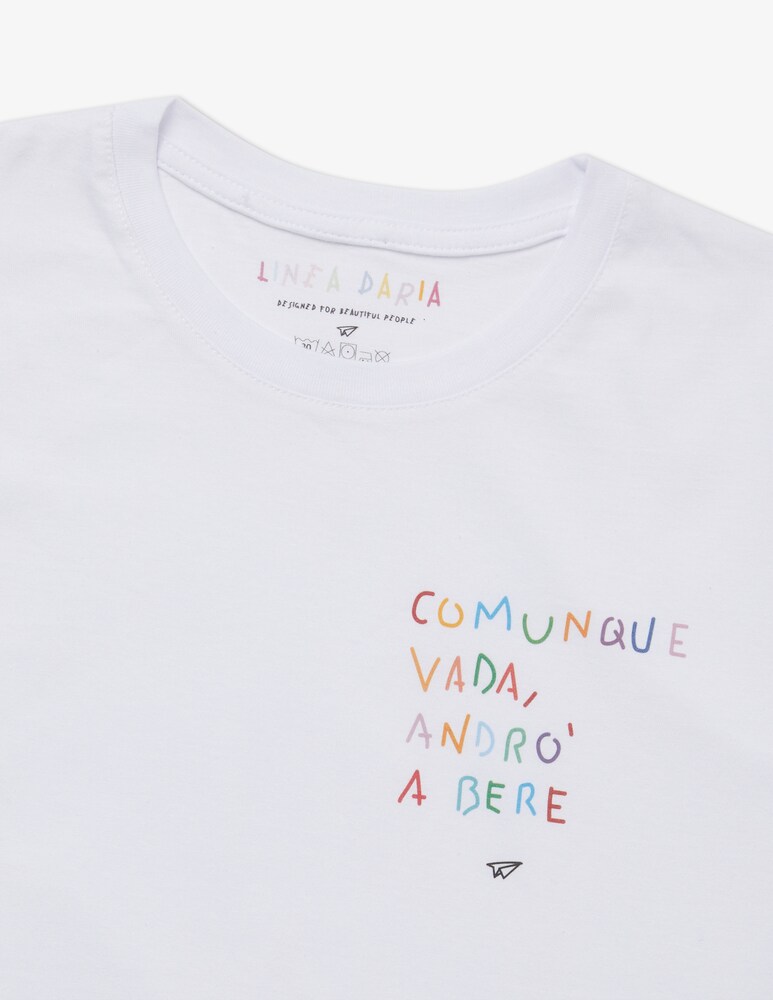 Linea Daria T-shirt Comunque vada, andrò a bere Vendita Economica