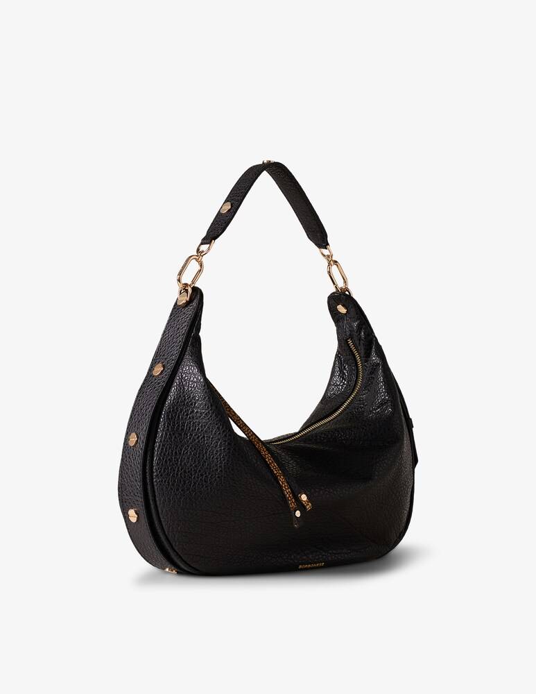 Borbonese Borsa hobo Oyster Italia