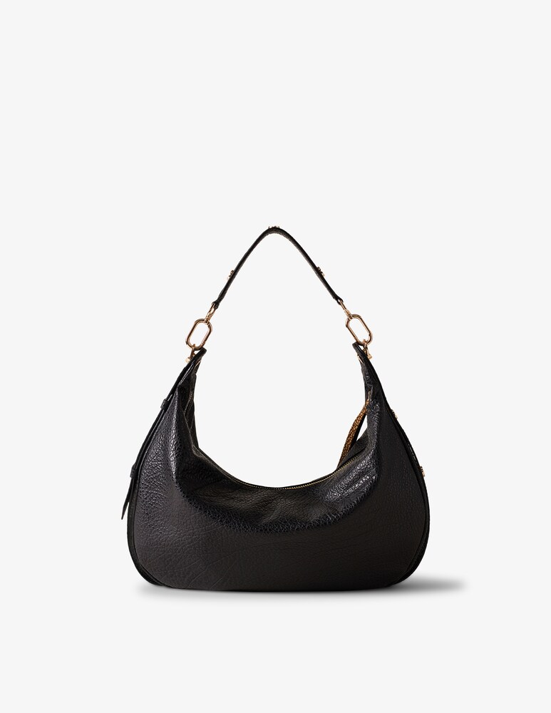 Borbonese Borsa hobo Oyster Italia