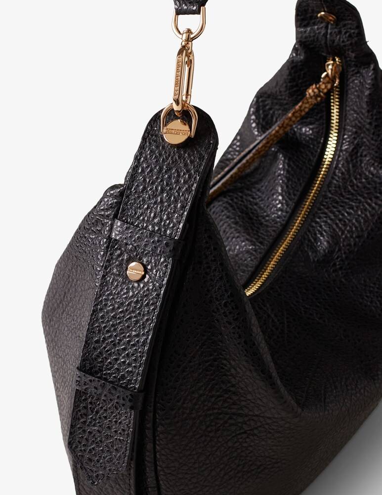 Borbonese Borsa hobo Oyster Italia