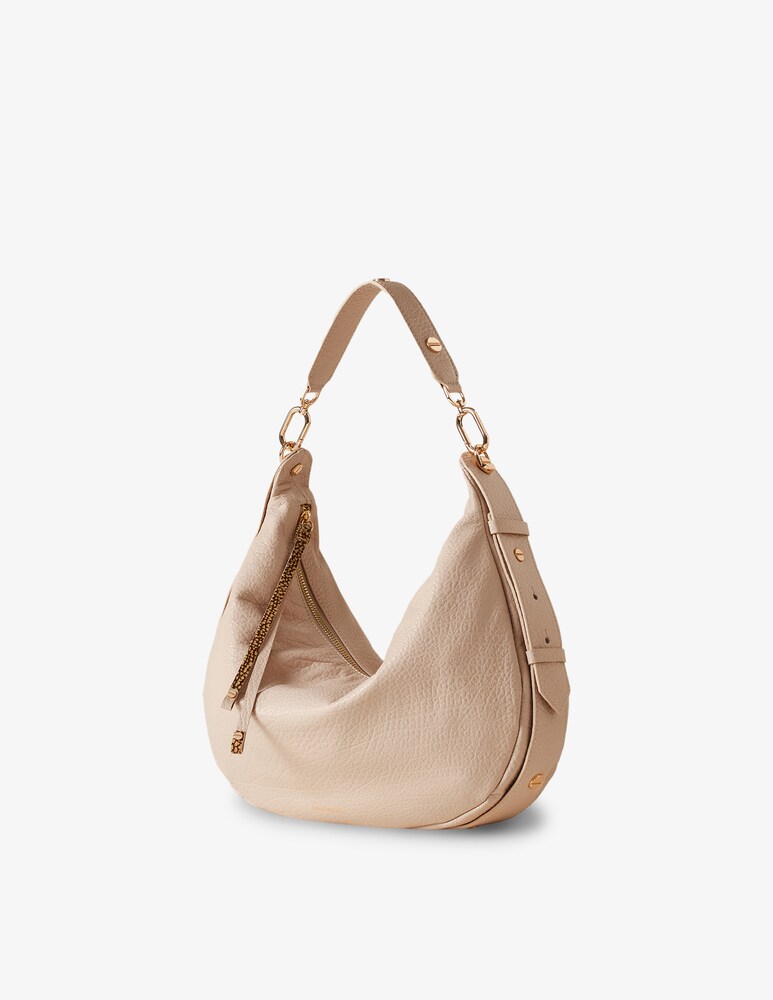 Borbonese Borsa hobo Oyster 2025