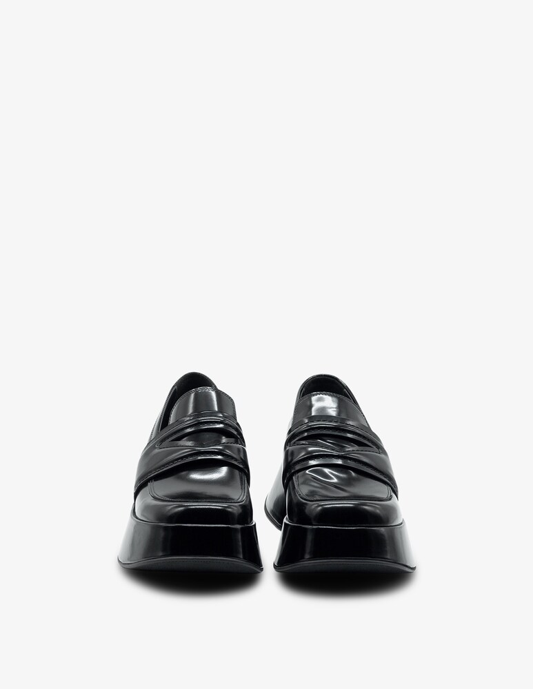 Vic Matié Mocassino in lattice in pelle Shopping Online