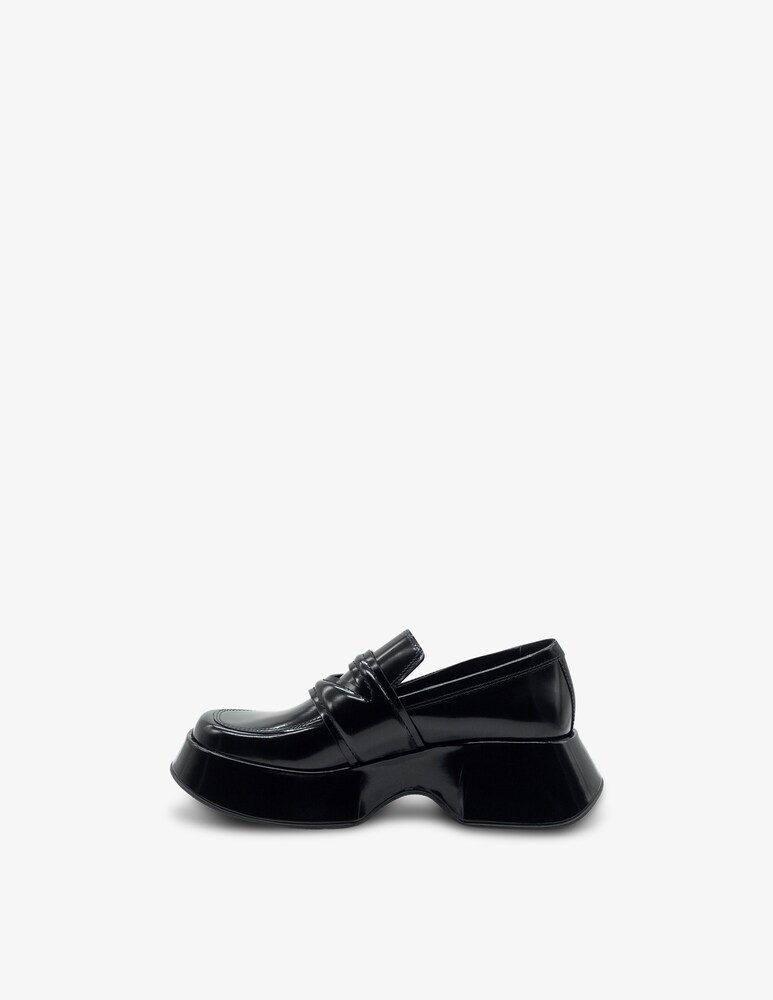 Vic Matié Mocassino in lattice in pelle Shopping Online