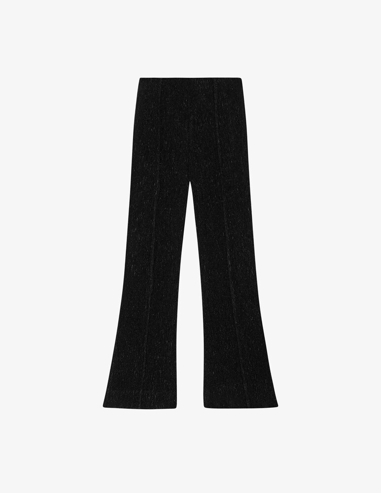 Ganni Pantaloni svasati in crêpe di viscosa stretch Hotsell