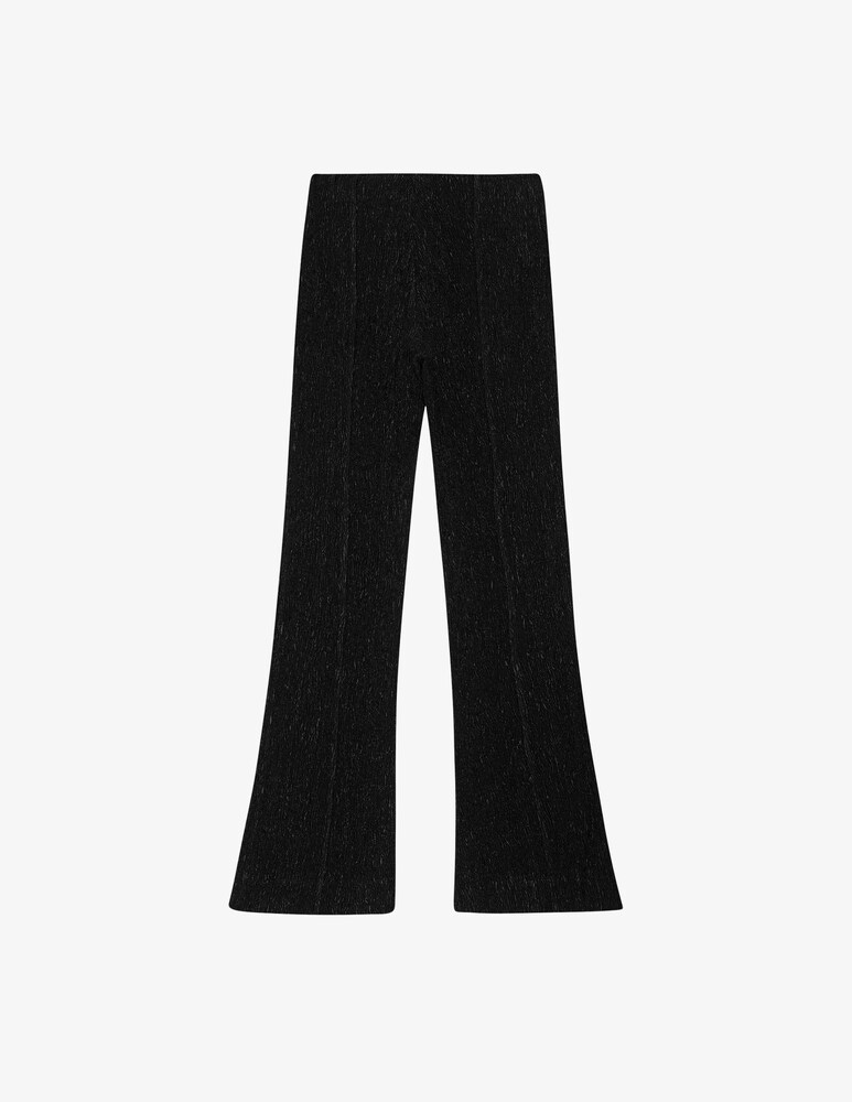 Ganni Pantaloni svasati in crêpe di viscosa stretch Hotsell