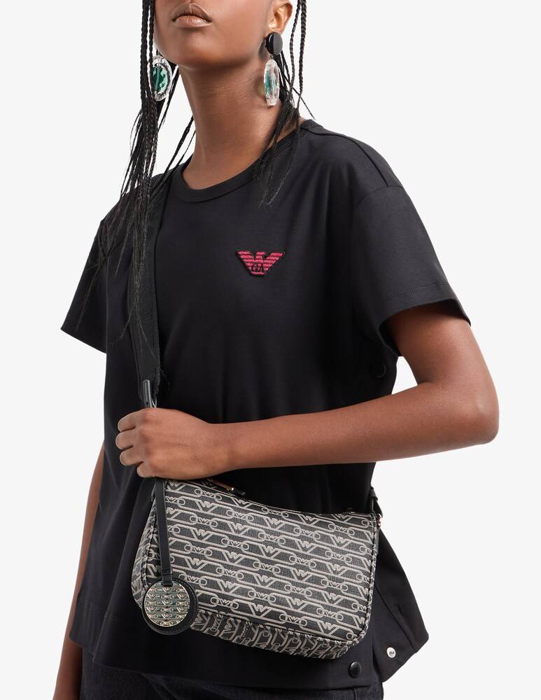 Emporio Armani Borsa baguette Monogram Saldi