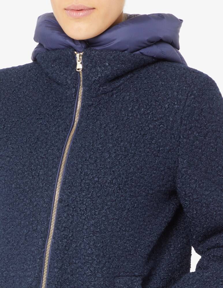 EMME Marella Whool ricciolino zip cappuccio Vendite Flash