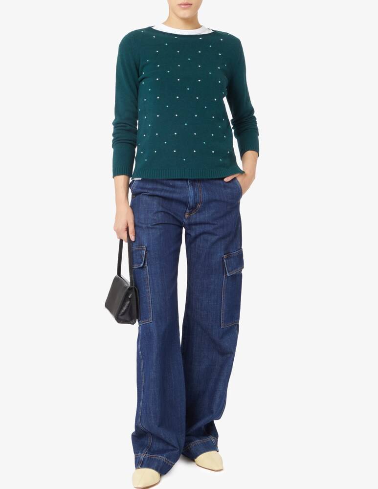 Elizabeth Ascot Maglione in misto lana Promozione