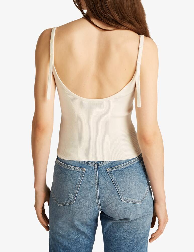 Calvin Klein Jeans Top in misto cotone I Più Venduti