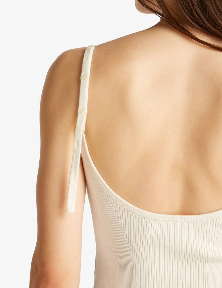 Calvin Klein Jeans Top in misto cotone I Più Venduti