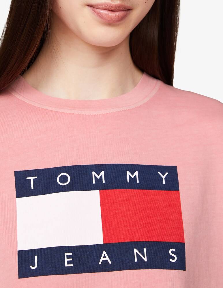 Tommy Jeans T-shirt in cotone Saldi Di Fabbrica