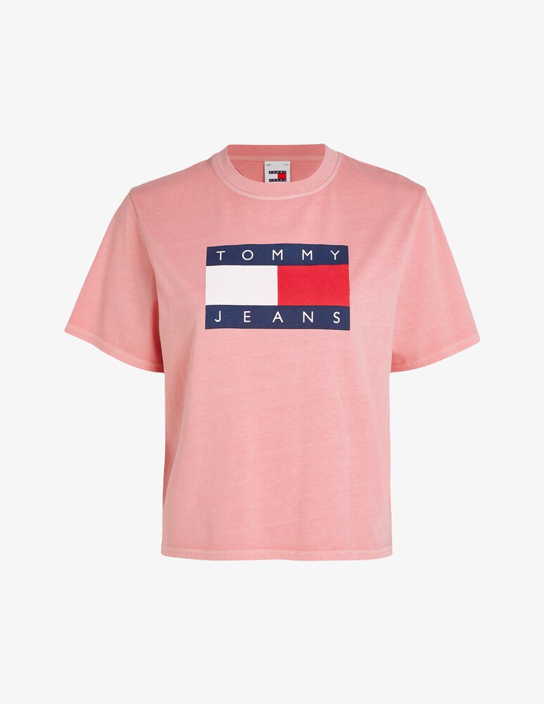 Tommy Jeans T-shirt in cotone Saldi Di Fabbrica