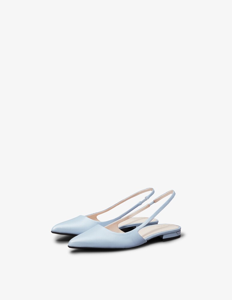 Calvin Klein Slingback in pelle Promozione Limitata