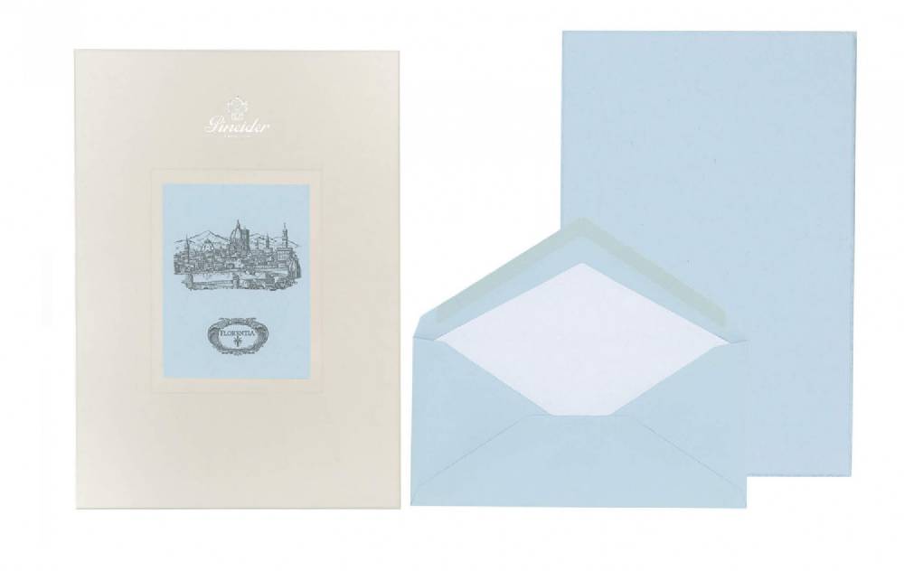 Pineider Set Carta da Lettera Florentia Formato A4 Spedizione Gratuita