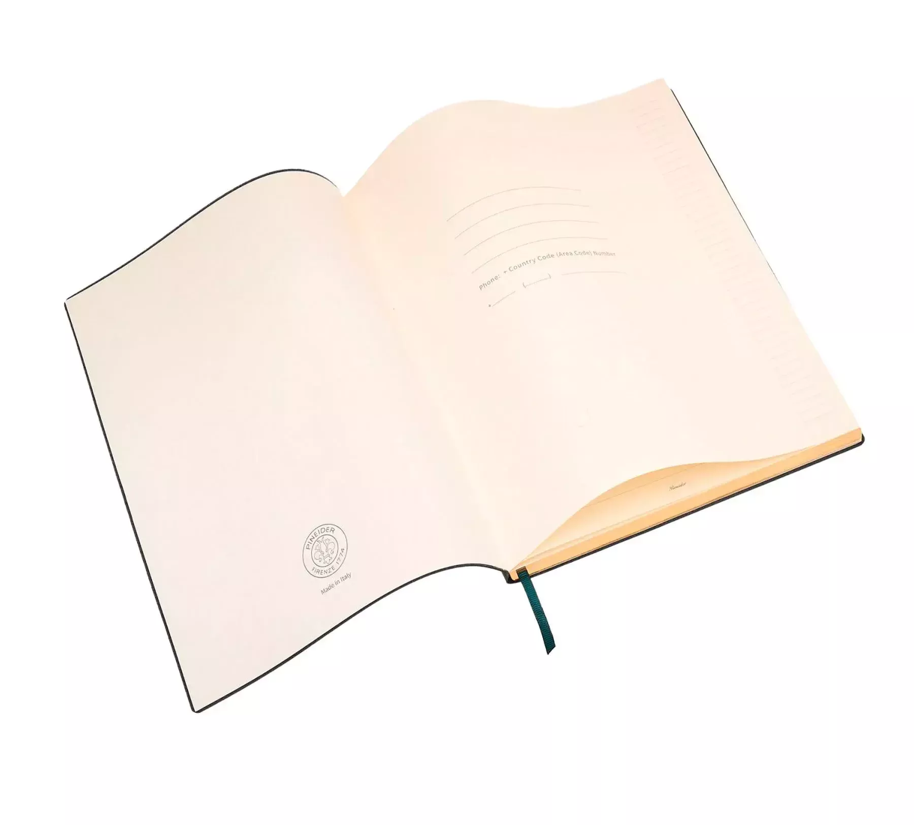 Pineider Notebook Milano Grande a righe Fino Al -60%