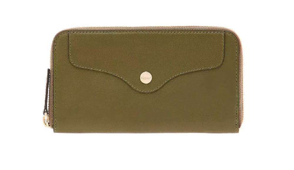 Pineider Portafoglio con zip in Metro Smooth Online