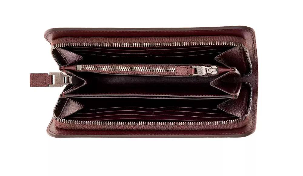 Pineider Portafoglio Internazionale con zip in Bottalato Outlet