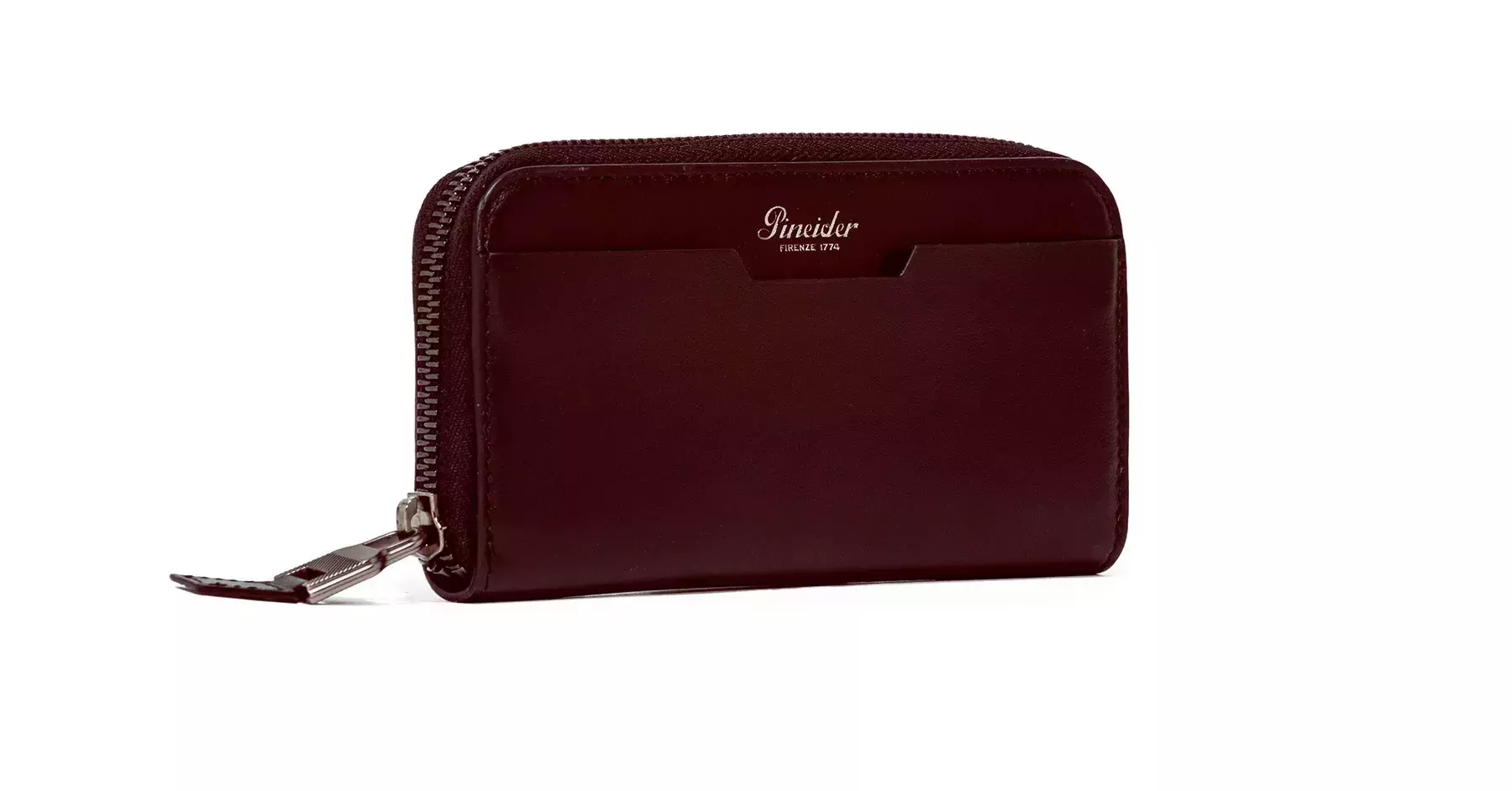 Pineider Astuccio con zip in Metro Smooth Vendita Calda