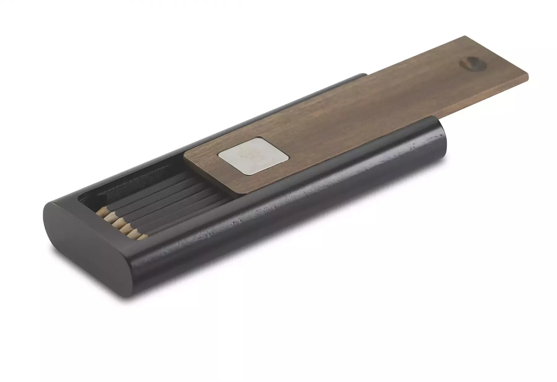 Pineider Set Matite e Porta Matite in legno Nuova