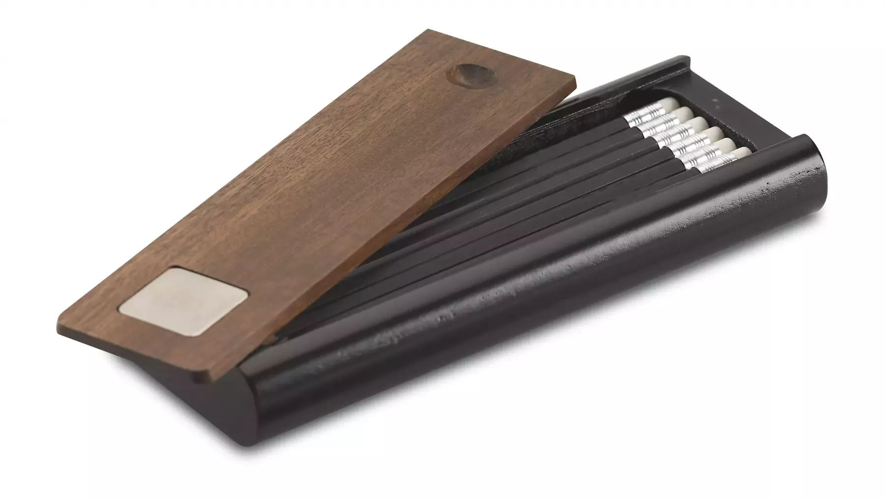 Pineider Set Matite e Porta Matite in legno Nuova