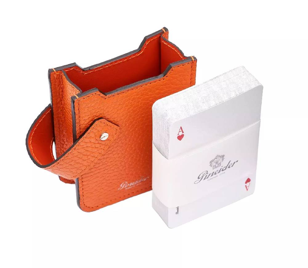 Pineider Astuccio con Carte da gioco in Bottalato 2025