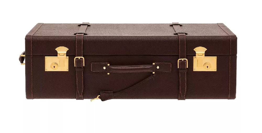Pineider Passion Suitcase Big Grained In Linea