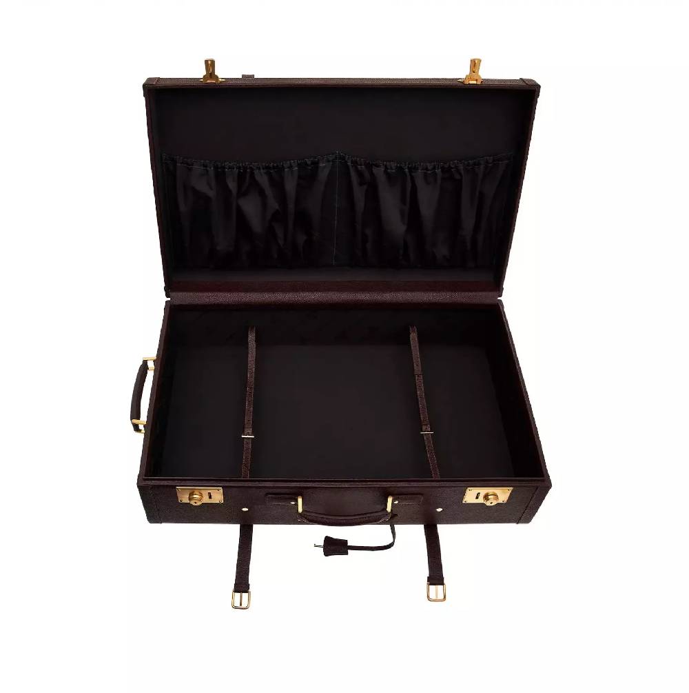 Pineider Passion Suitcase Big Grained In Linea