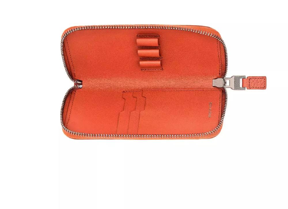 Pineider Astuccio portamatite con zip in Bottalato Presa