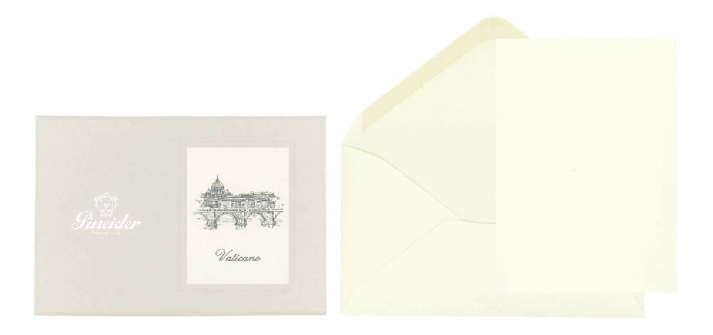 Pineider Set Biglietti Vaticano Formato 9 Pezzi Unici