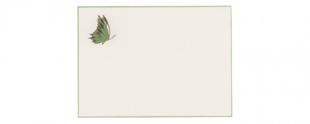 Pineider Biglietti con motivo a rilievo Eight Cards Butterfly Acquista Ora