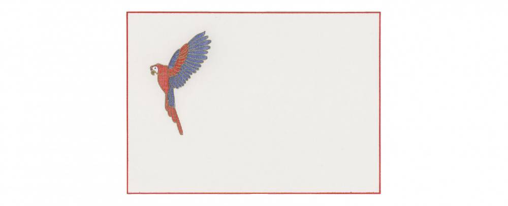 Pineider Biglietti con motivo a rilievo Eight Cards Birds Promozione Limitata