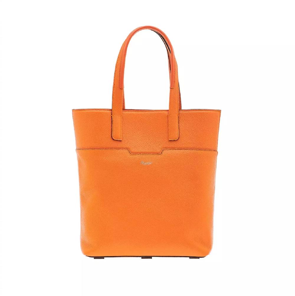 Pineider Vertical Shopping Bag Medium in Bottalato Promozione