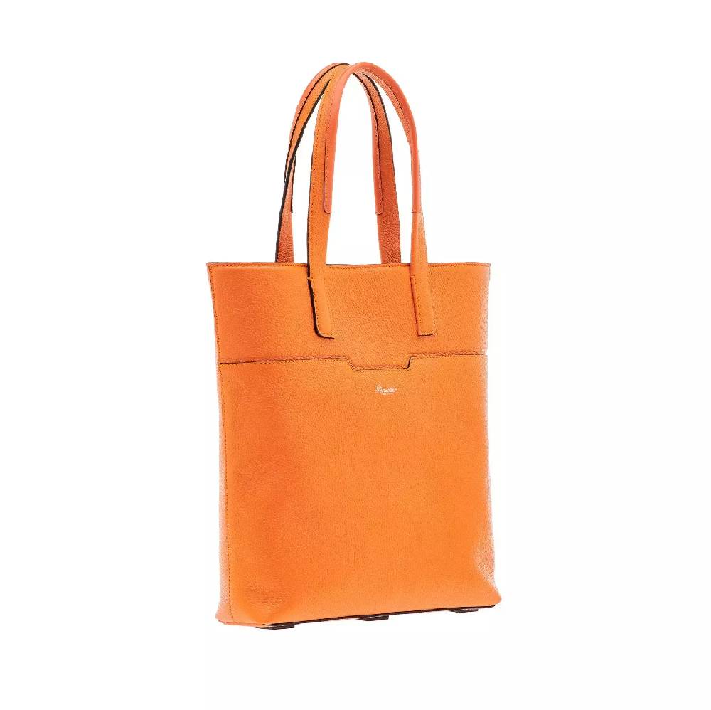 Pineider Vertical Shopping Bag Medium in Bottalato Promozione