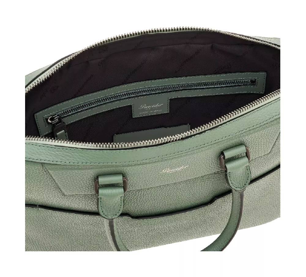 Pineider Mini Tailored Briefcase in Bottalato Qualità Garantita