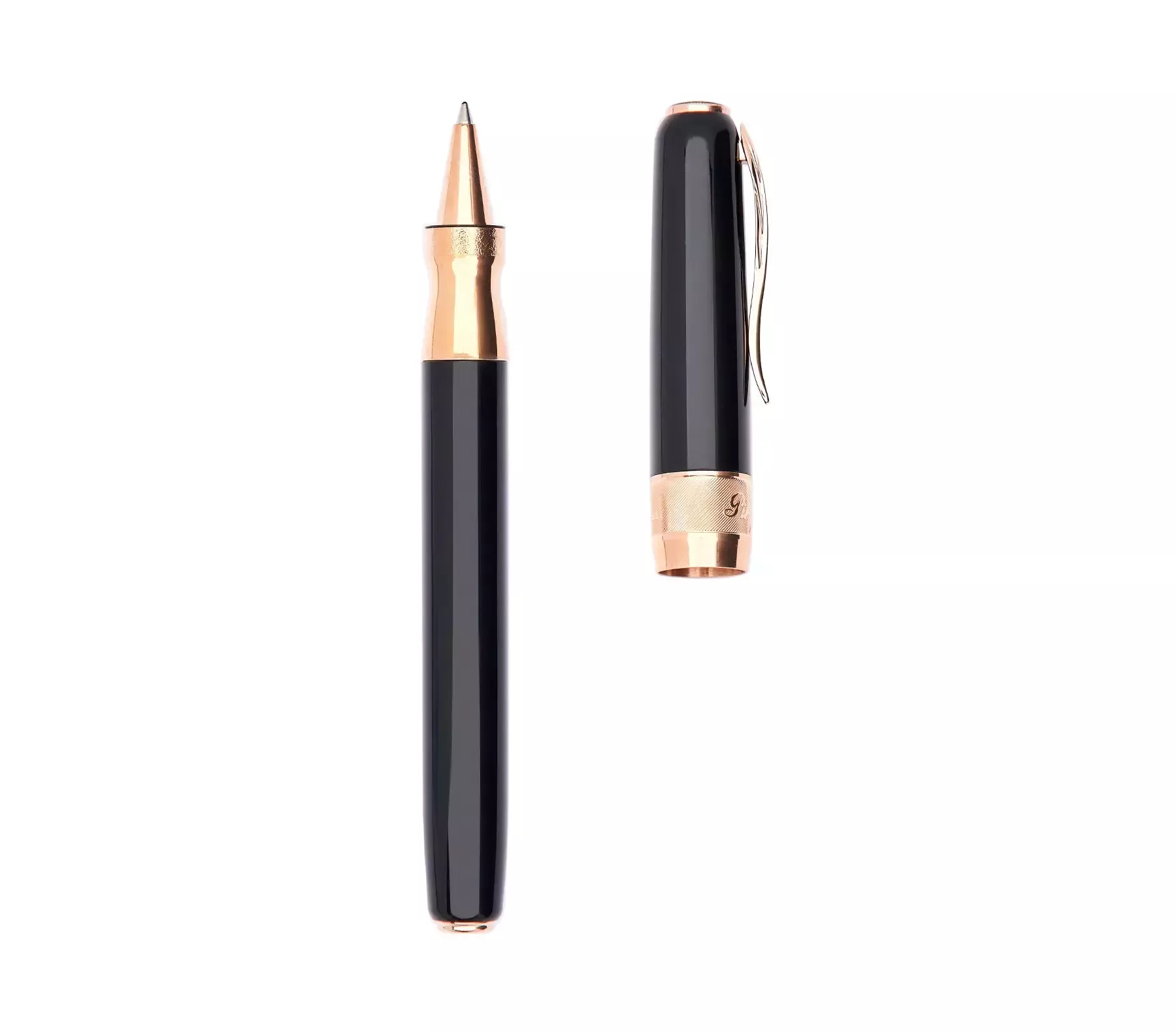 Pineider Penna Roller Classic Rose Gold Presa