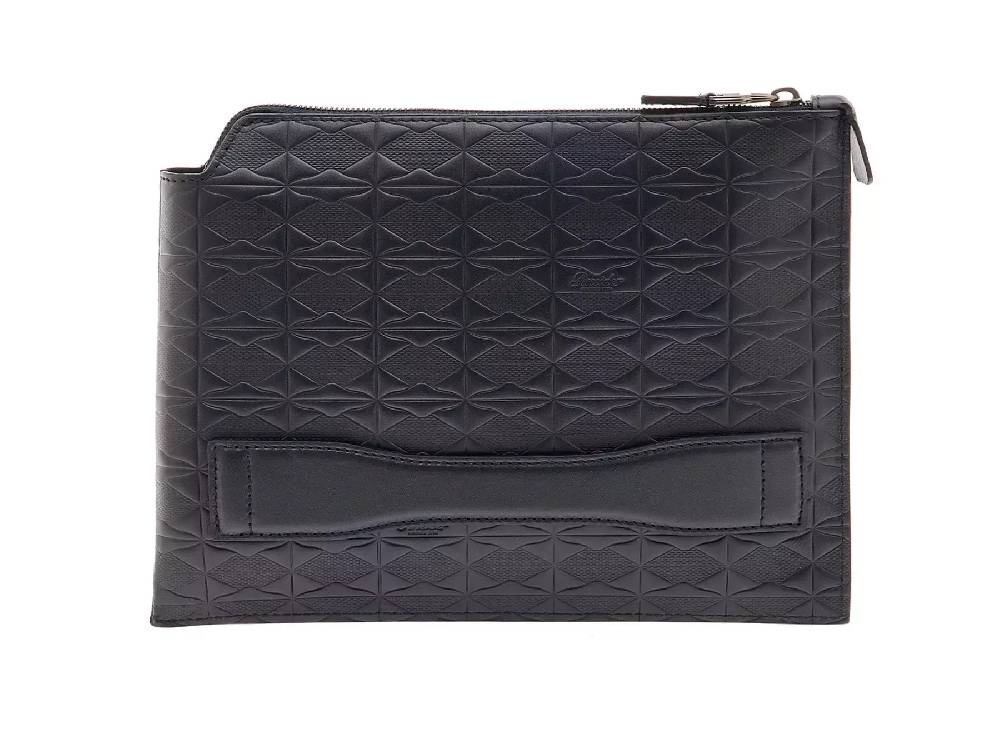 Pineider Pouch Medium in Embossed Empress Economico
