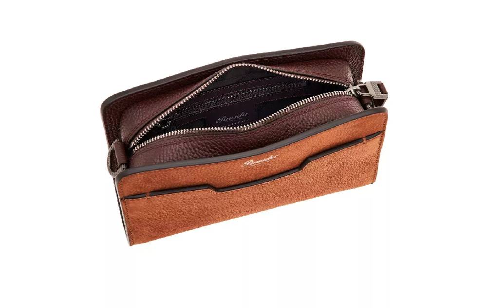 Pineider Odette Crossbody in Nabuk Nuovo