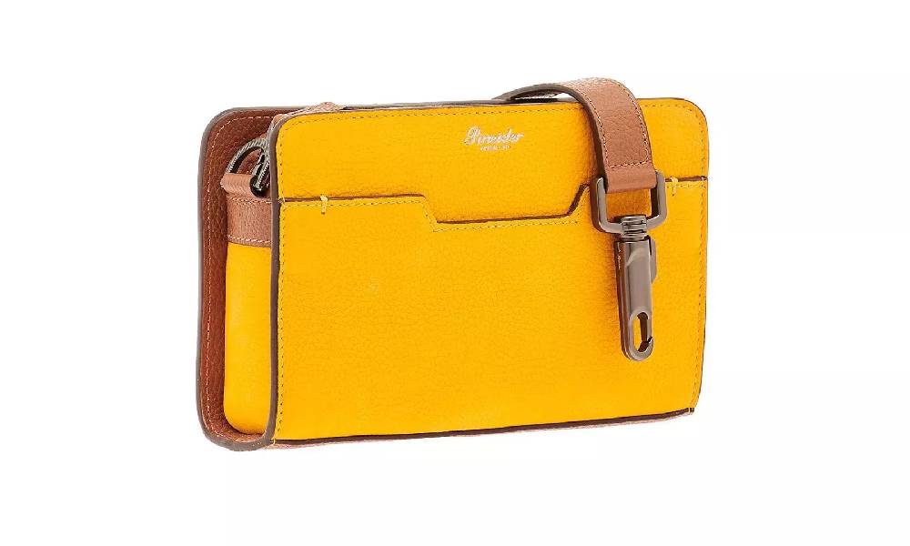 Pineider Odette Crossbody in Nabuk Nuovo