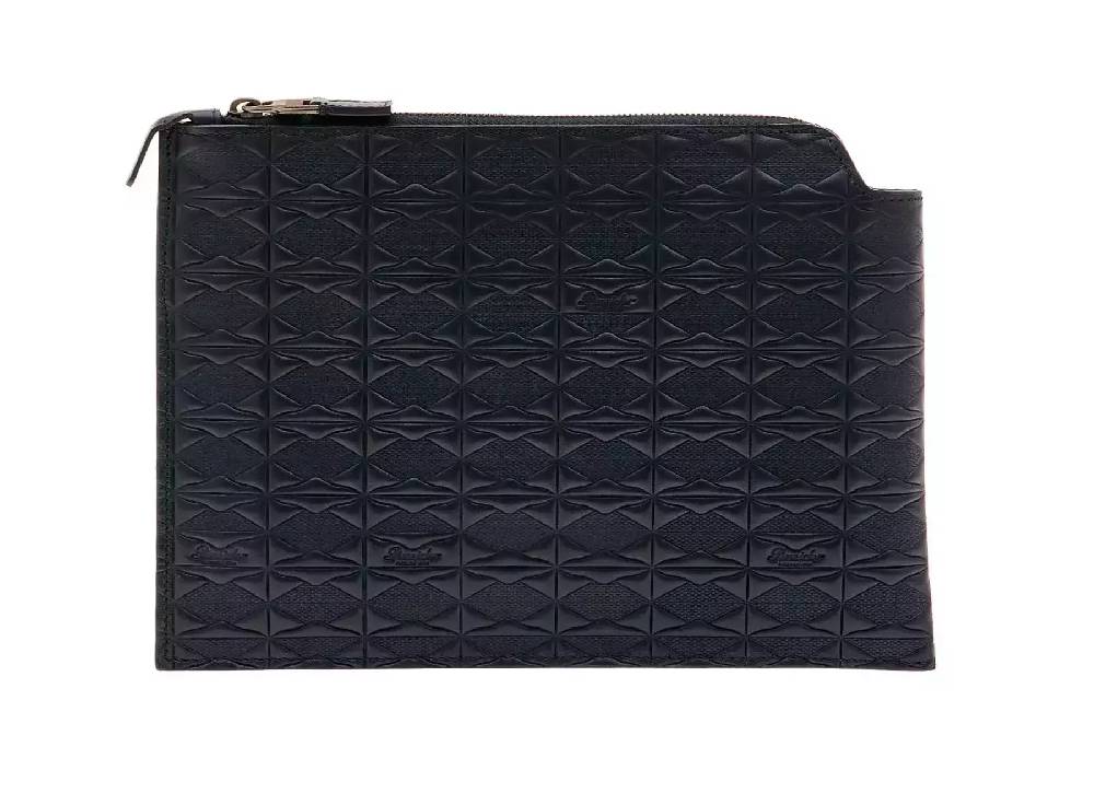 Pineider Pouch Medium in Embossed Empress 2025