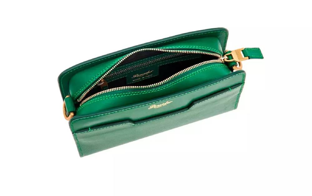 Pineider Odette Crossbody in Metro Smooth 2025